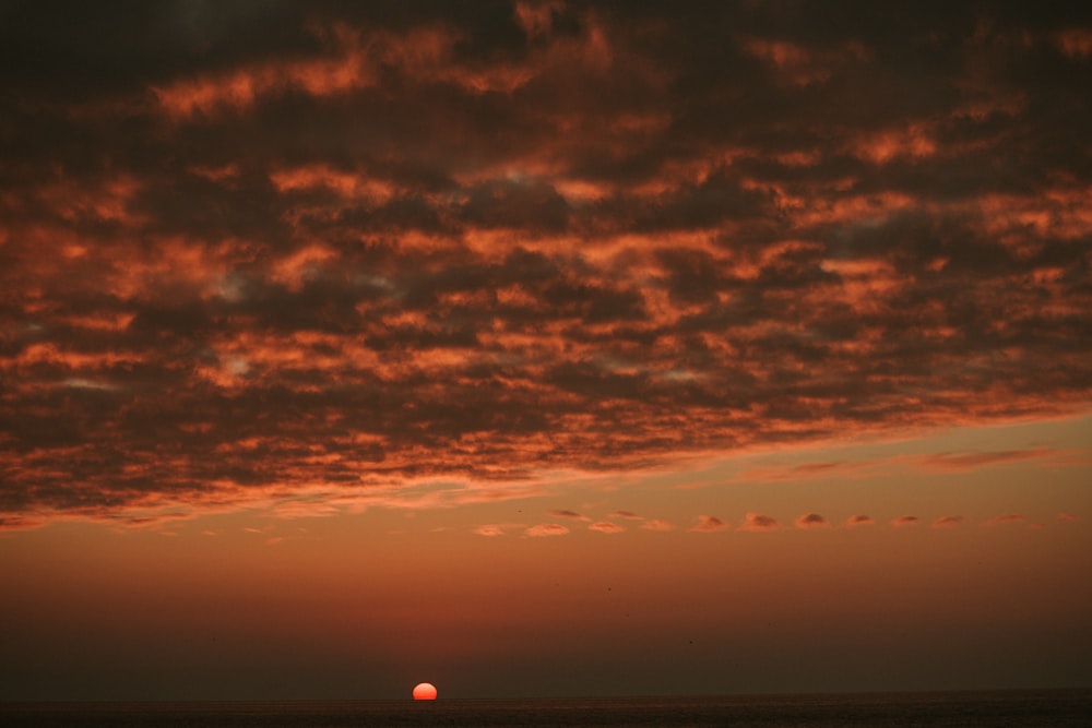 beach view of sunset