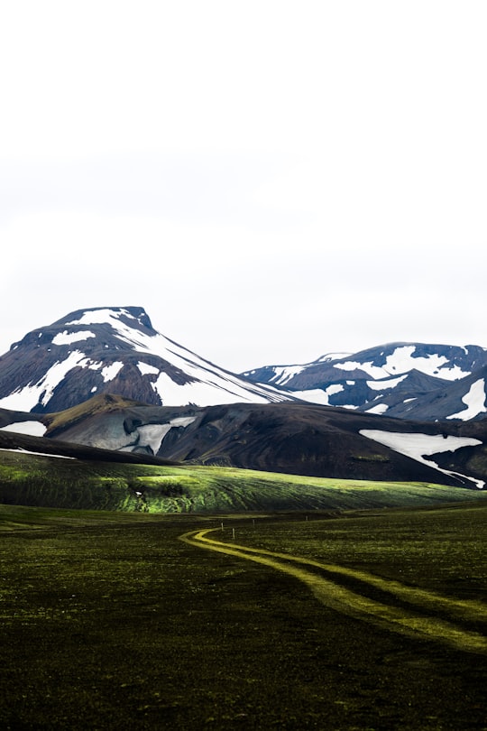 landscape photography of mountains in Landmannalaugar Iceland