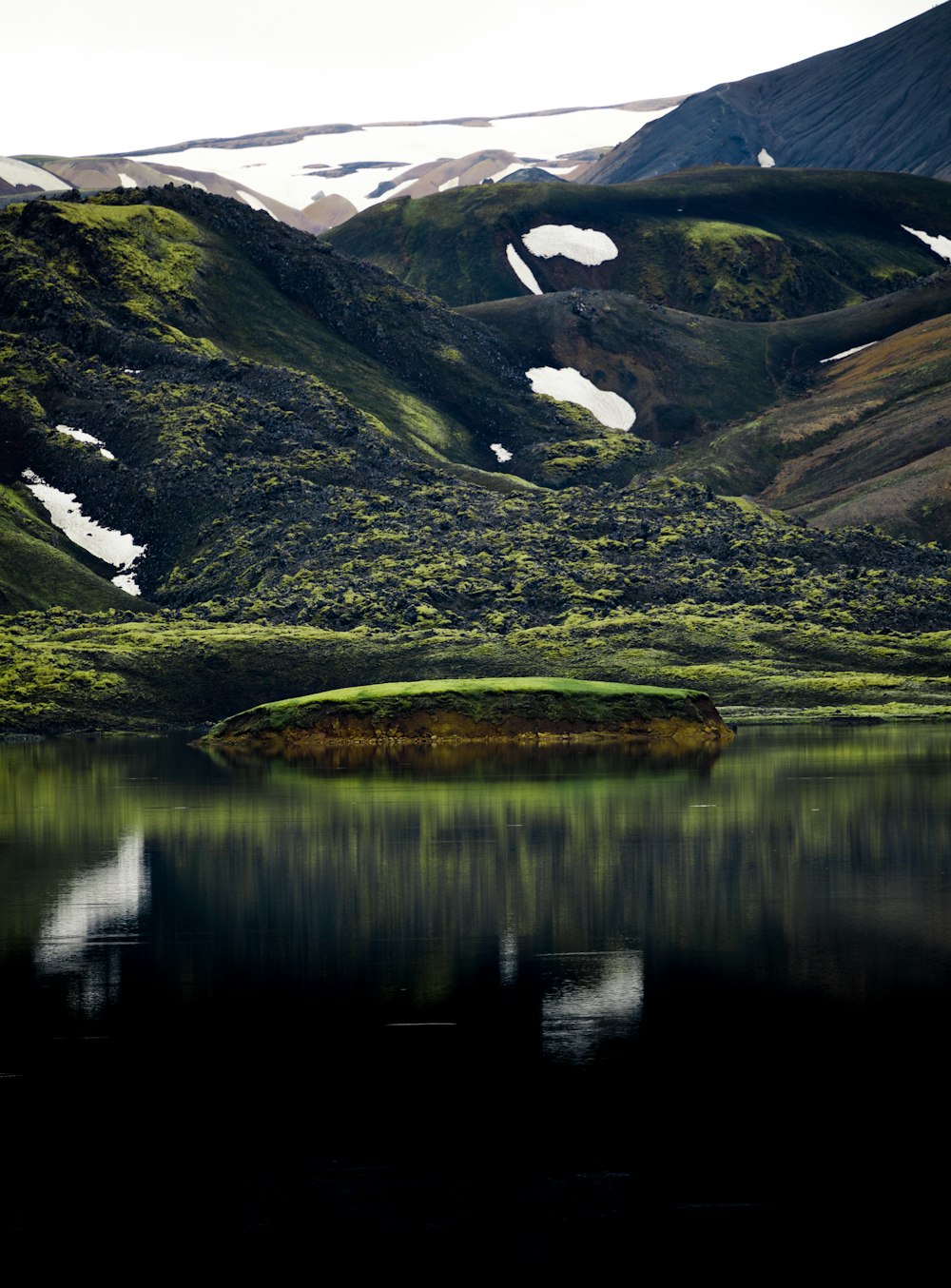 landscape photography of mountain