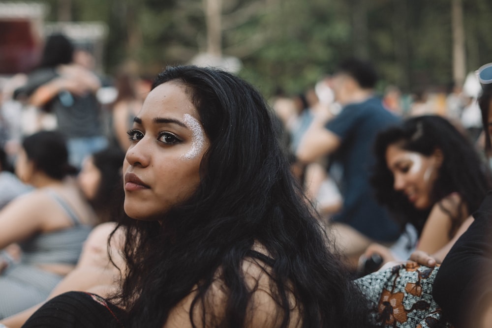 selective focus photo of woman