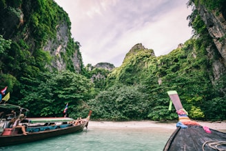 passenger boat on body of water