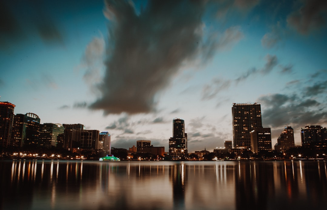 photo of Orlando Skyline near Lake Eola Park