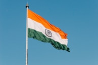flag hanging on pole