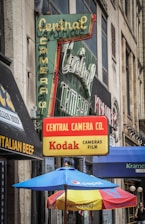 Central store marquee signage