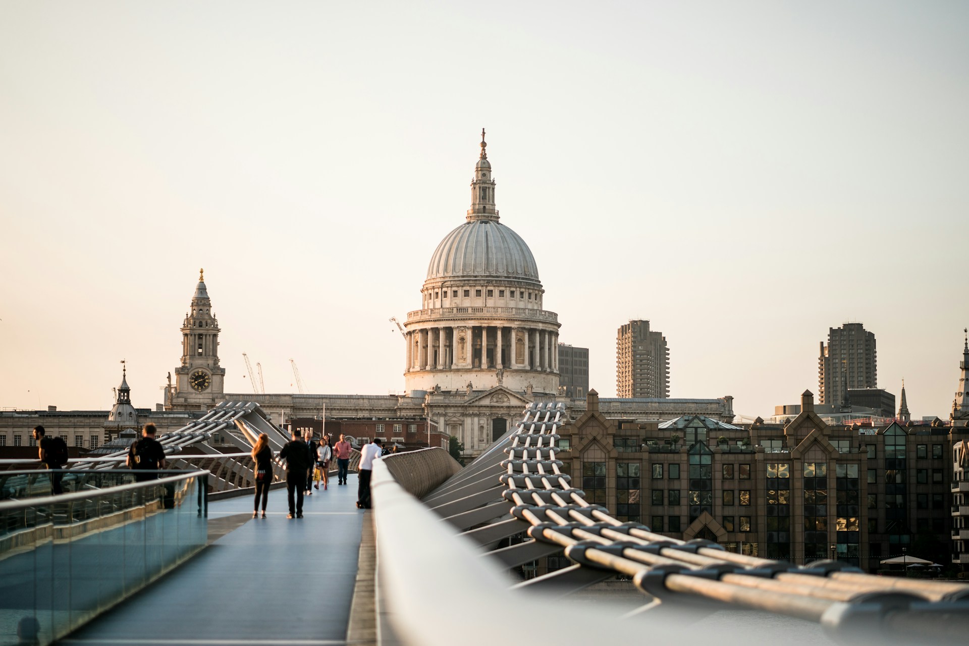 A sunny summer day in London