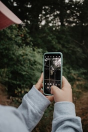person holding smartphone