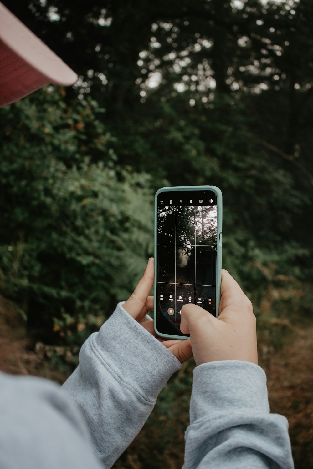 person holding smartphone