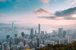 bird's-eye view photography of city buildings