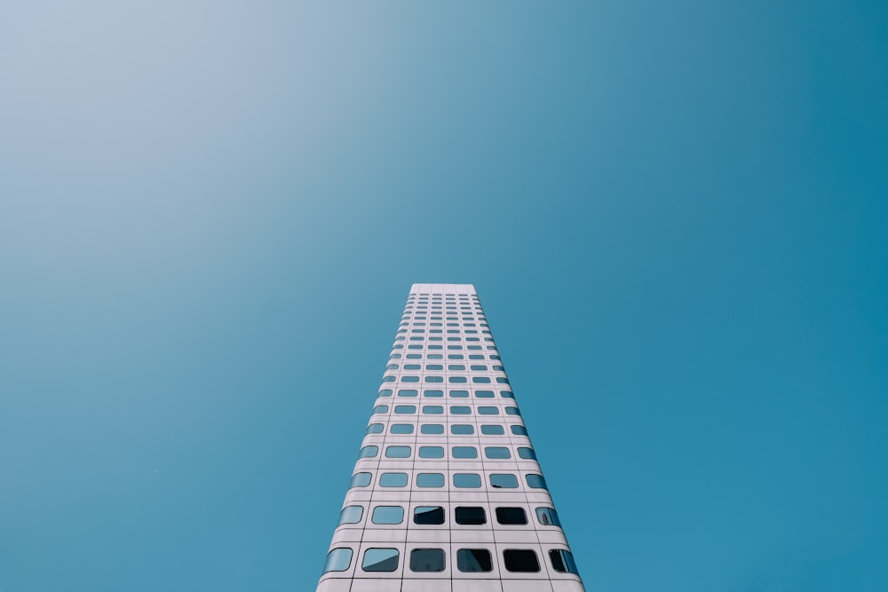 low angle photography of high-rise building