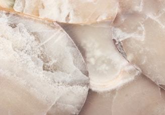 a close up of a piece of food on a table