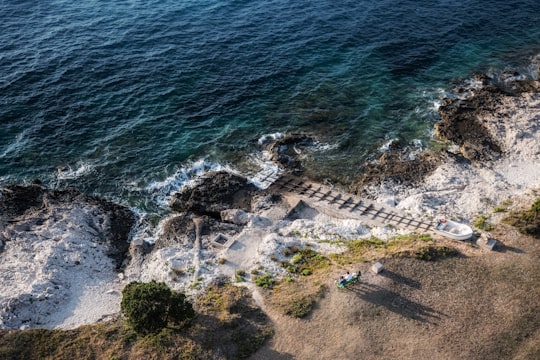 top view photography of body of water in Veli Rat Croatia