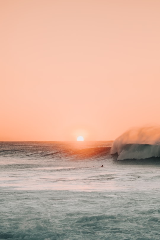 sea waves during golden hour in Bronte Beach Australia