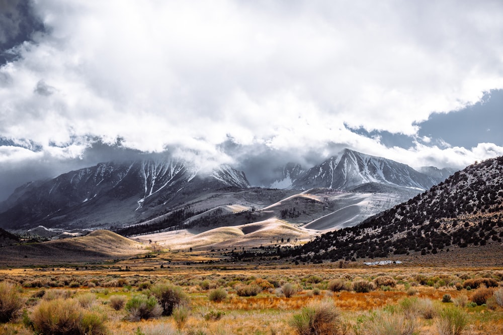 snow-capped mountain during daytime