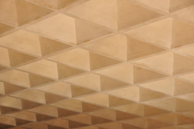 Geometric overhead detail — illustrative stock photograph