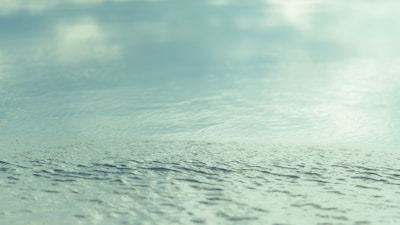 Calm waters representing peace and mindfulness.