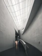 gray concrete wall inside building