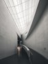 gray concrete wall inside building