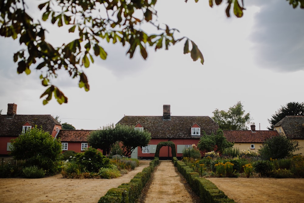 brown and black house