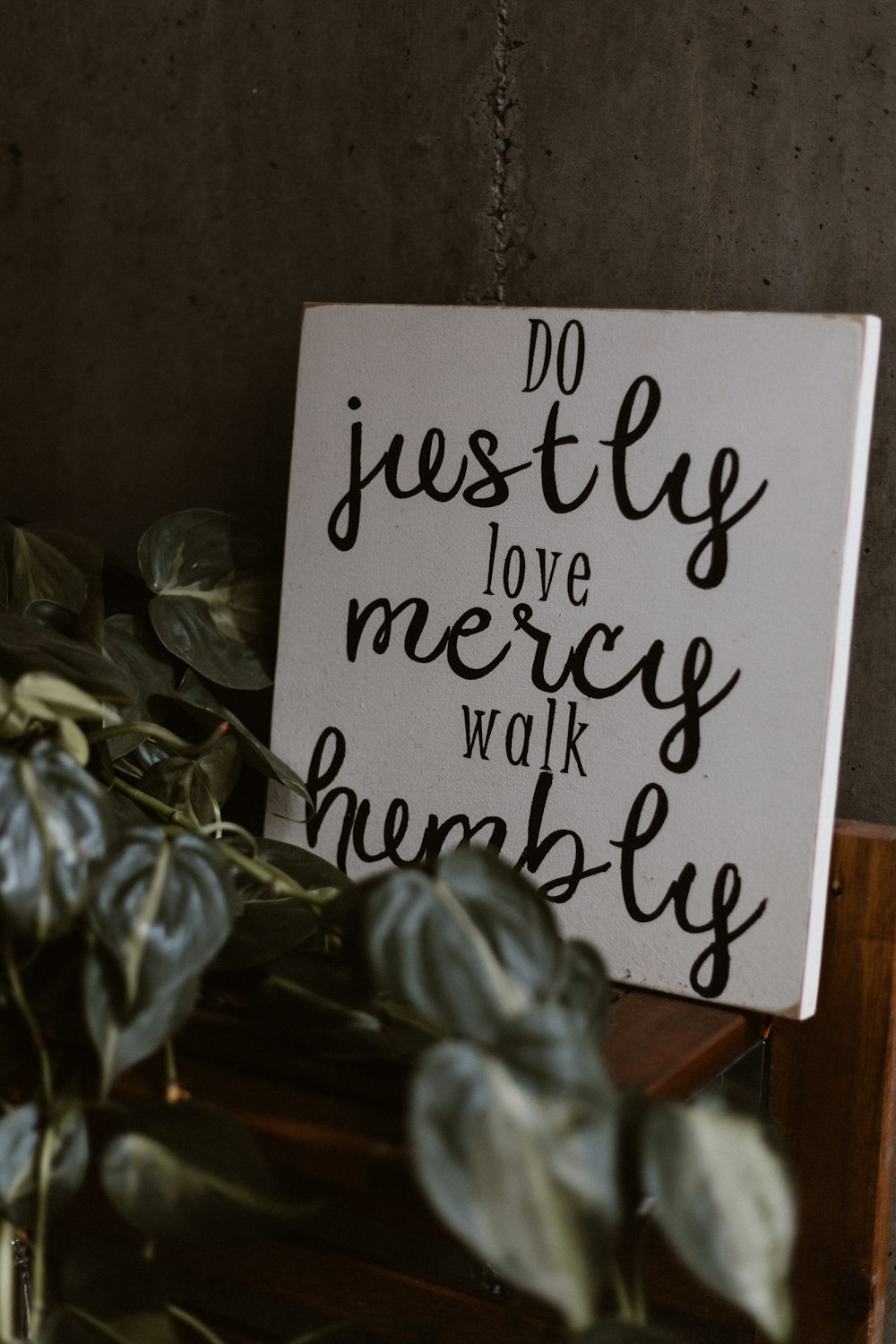 Do Justly love mercy walk humbly quote decor