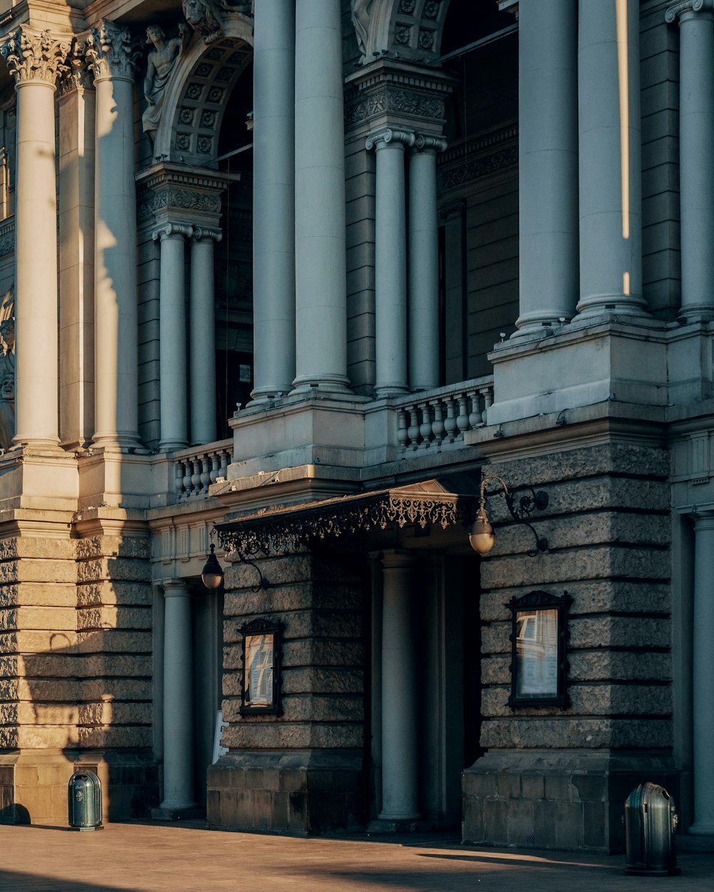 architectural photography of gray and white house