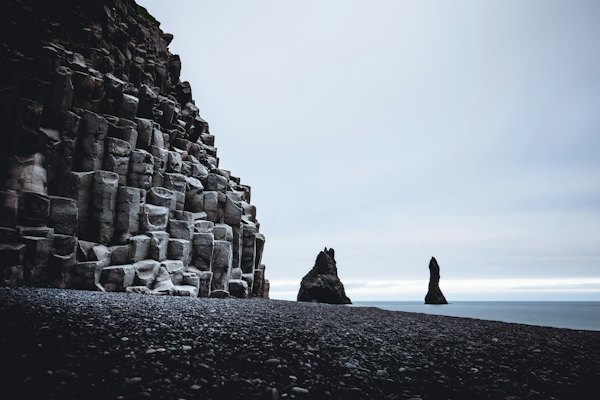 The basalt columns at Reynisfjara — Vík í Mýrdal, Iceland