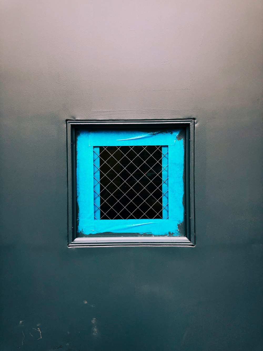 gray framed window