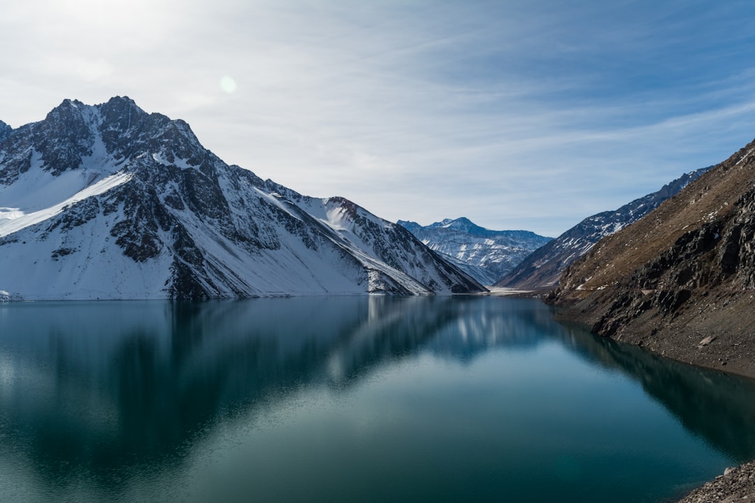 travelers stories about Glacial lake in El Yeso Dam, Chile