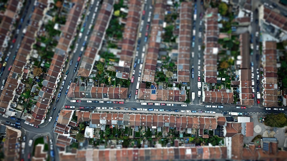 住宅の航空写真