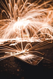 A dynamic snapshot of colorful reels playing on a smartphone screen.