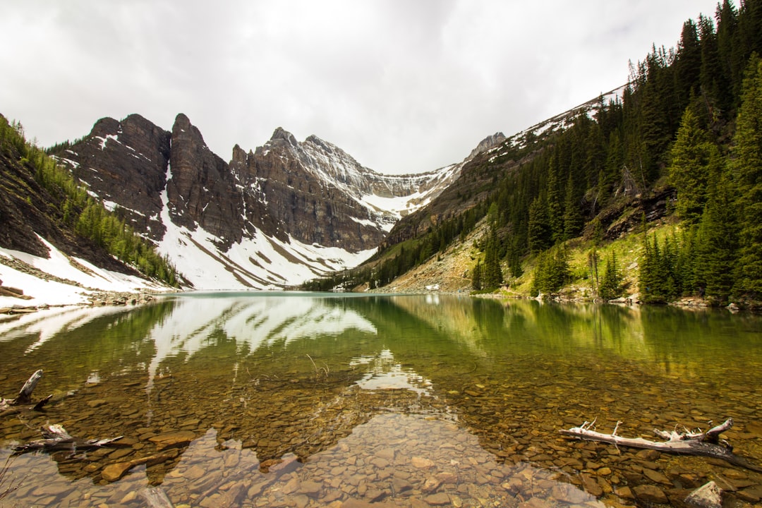 Glacial lake photo spot Lake Agnes Yoho National Park