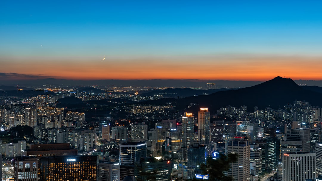 Skyline photo spot Seoul Namsan