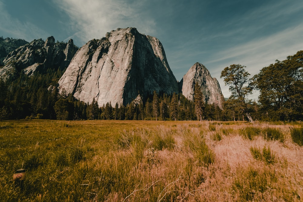 photography of gray rock formation