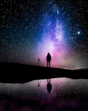 silhouette of person