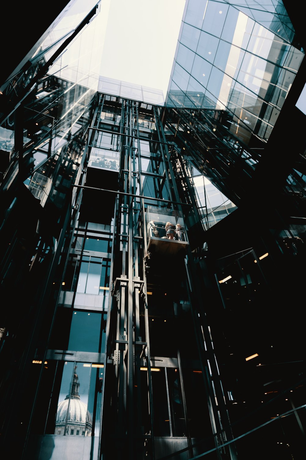 low angle photography of curtain wall at daytime
