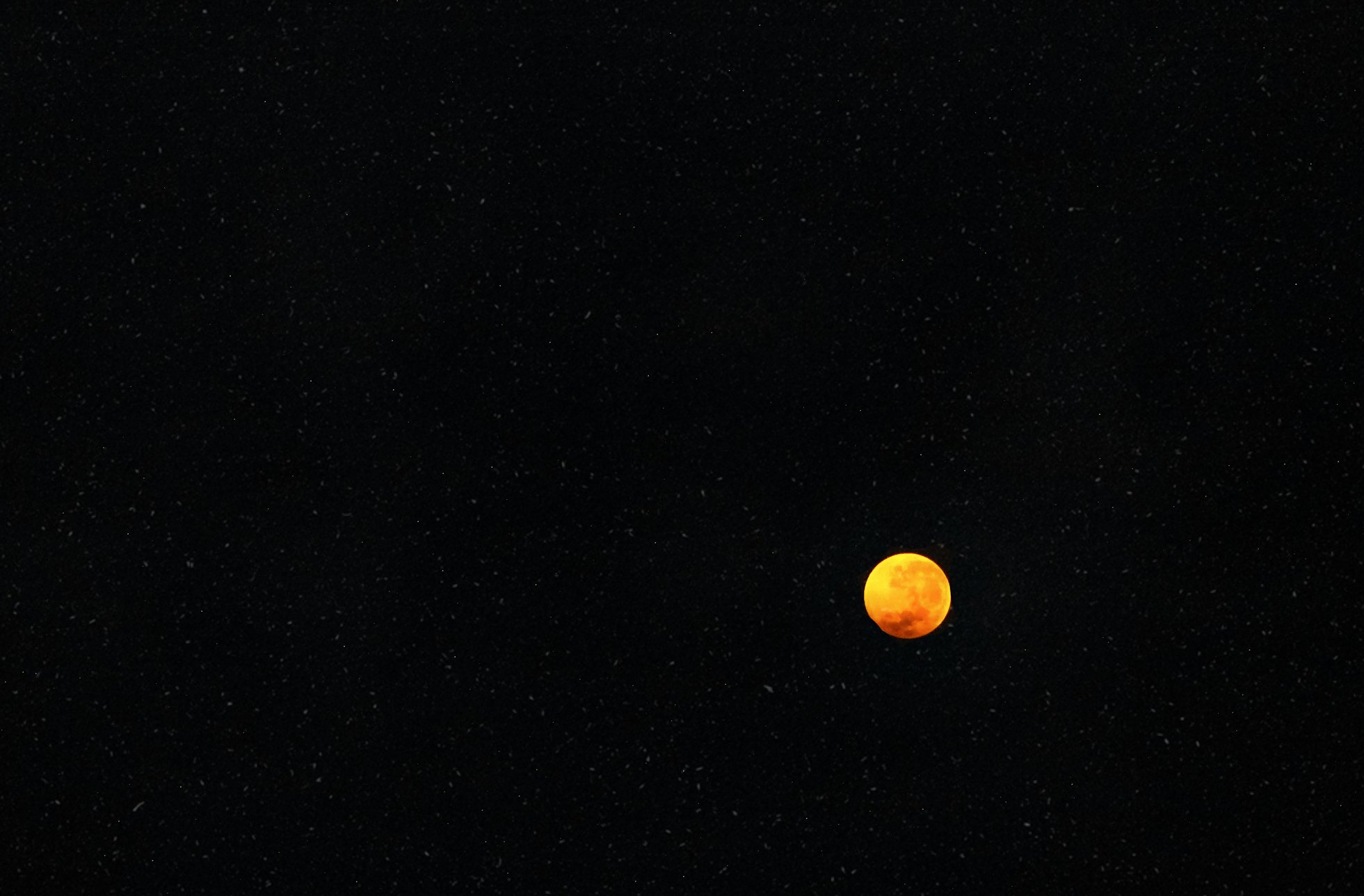 Lunar eclipse last night