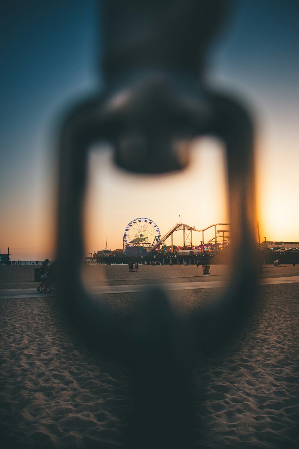 selective focus photography of Ferris Wheel
