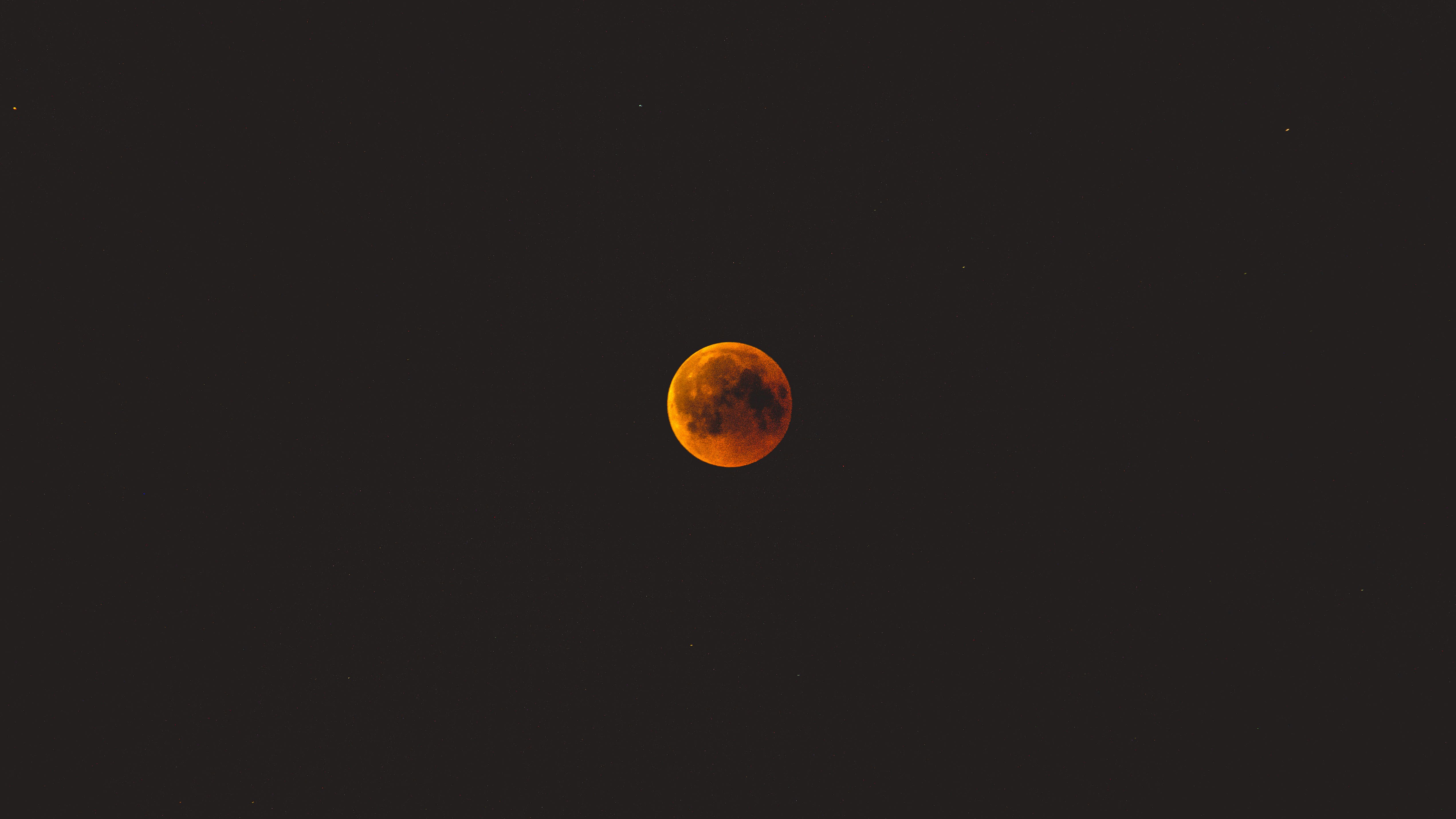 photo of red moon