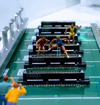 close-up photo of computer booard