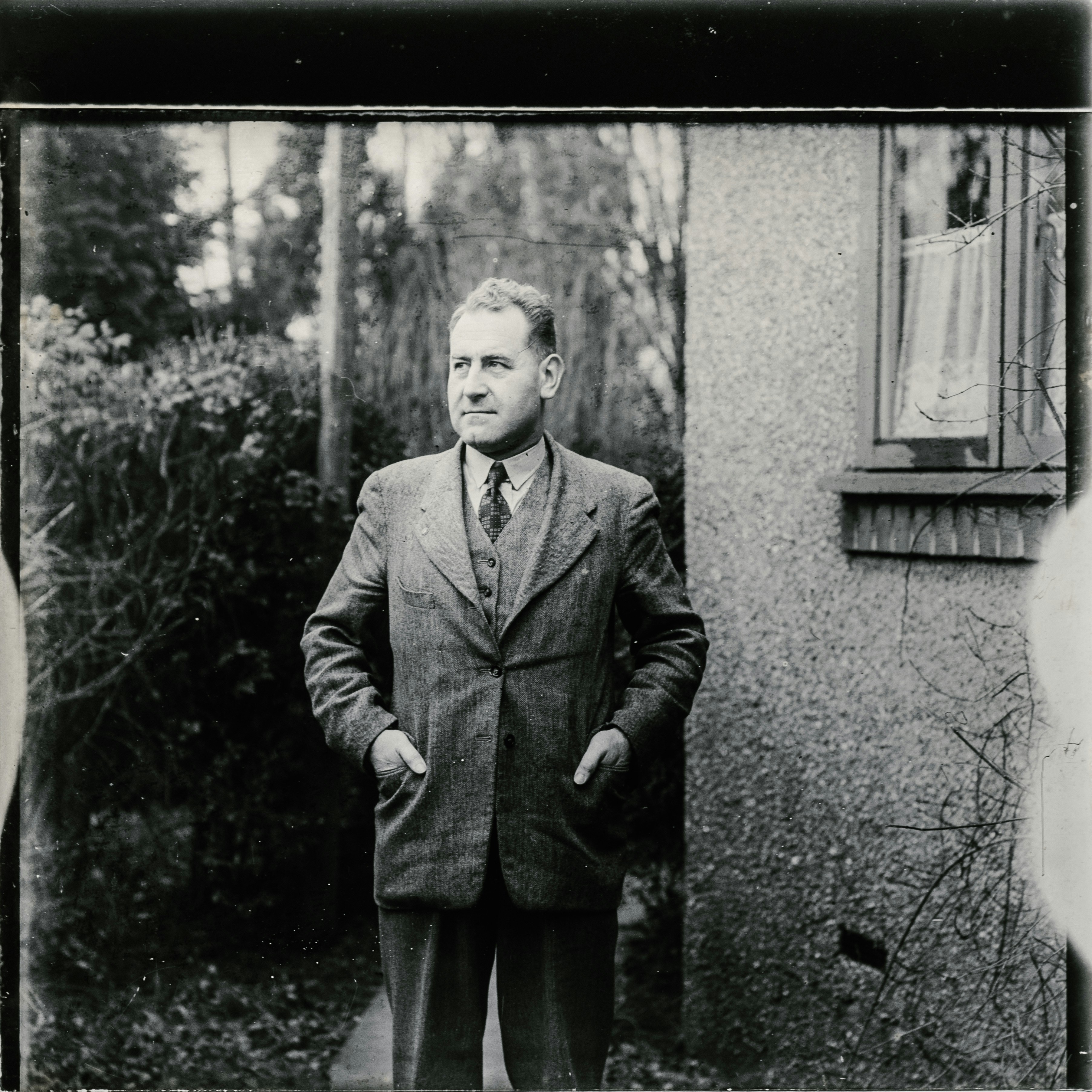 Vintage photo of a man