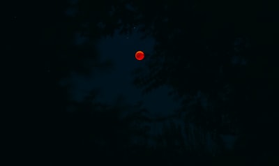 red moon lunar google meet background