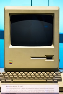 turned off Macintosh monitor
