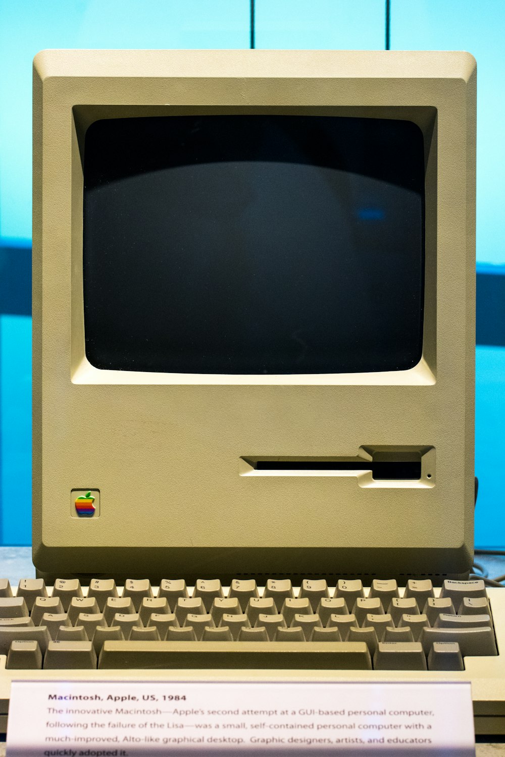 turned off Macintosh monitor