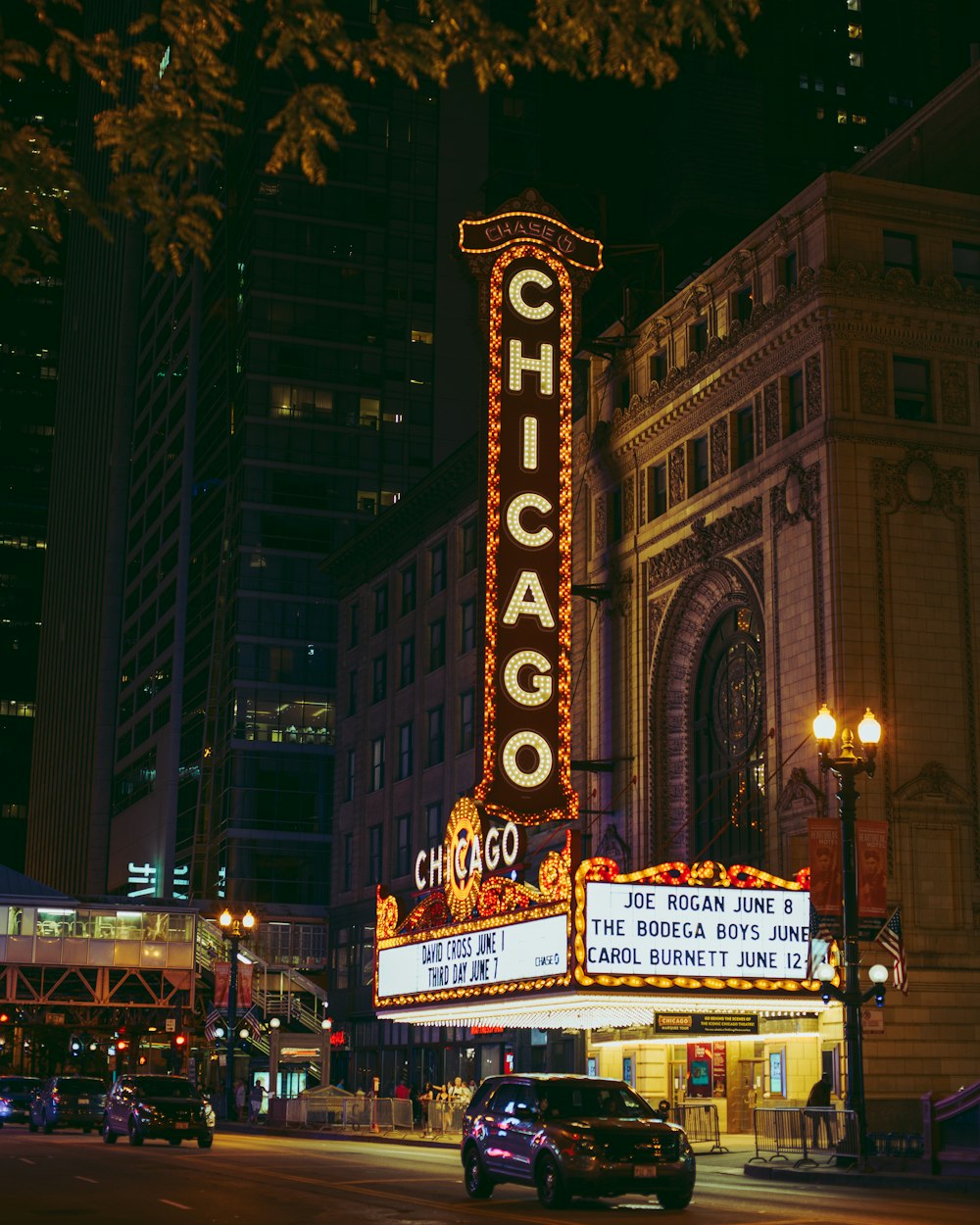 letreros luminosos de Chicago