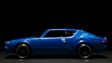 Prototype model showcasing precise layering and smooth finish in electric blue.