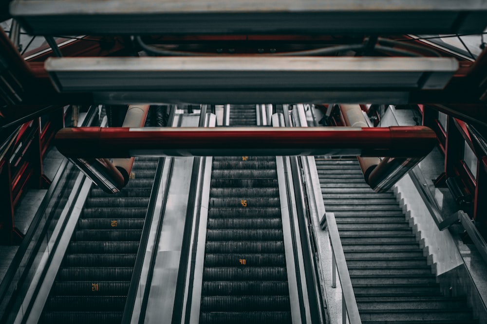 empty escalator