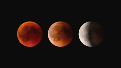 several moons eclipse zoom background