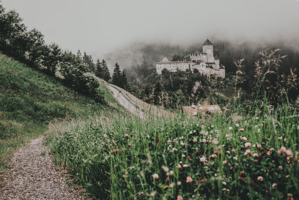 fotografia di paesaggio del castello