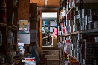 books on shelf