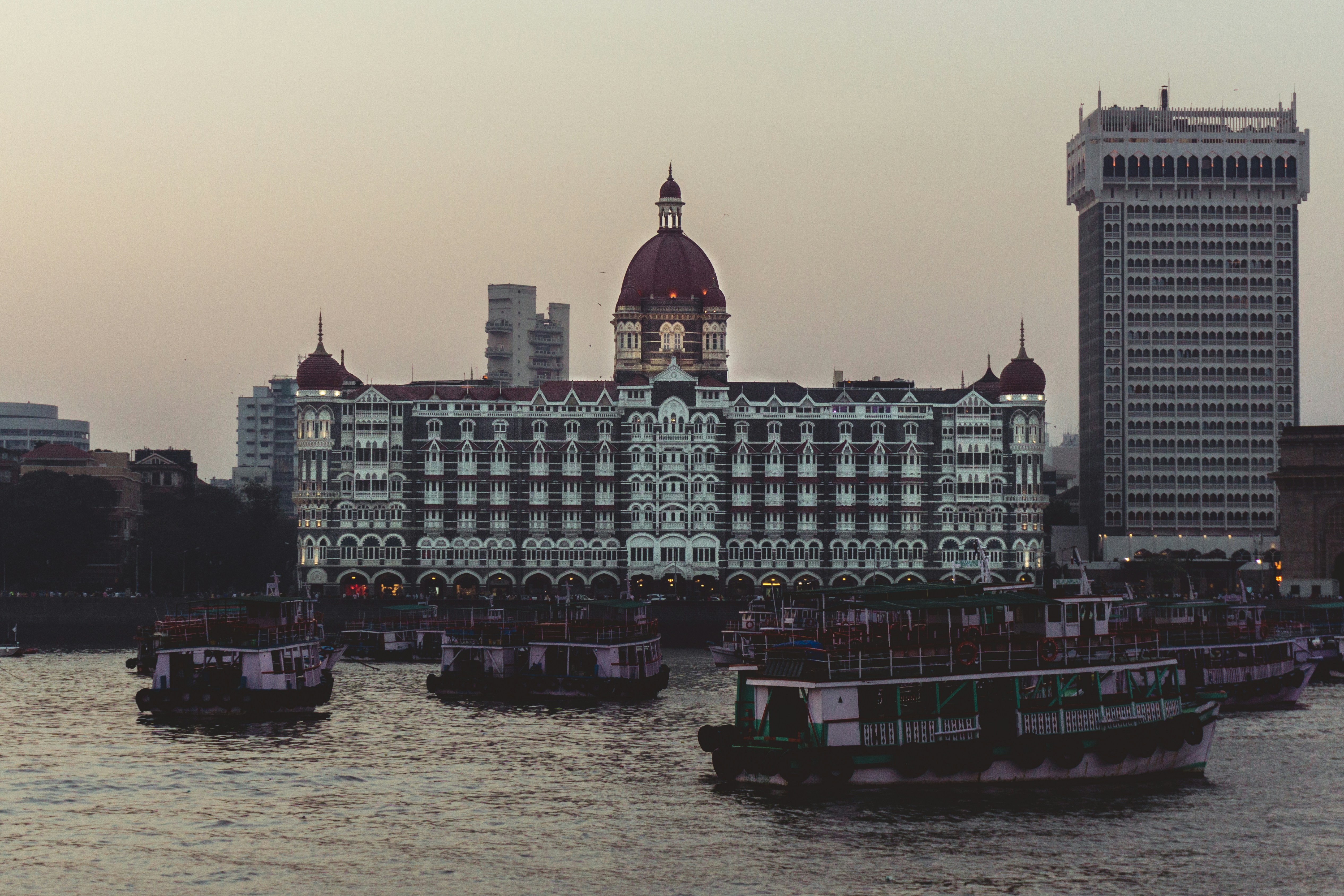 The Taj Mahal Palace Hotel at dusk