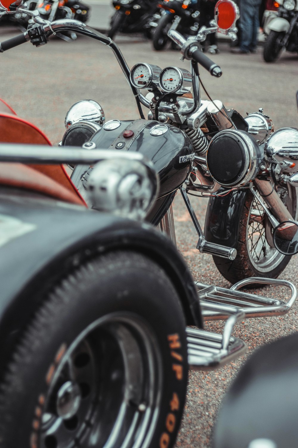 black Cruiser motorcycle